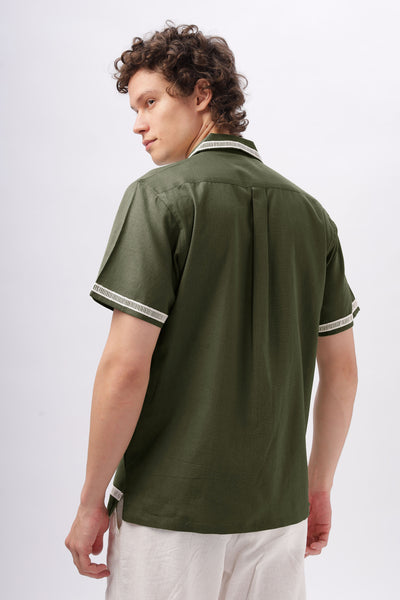 Amalfi Sundowner Embroidery Box Fit Shirt