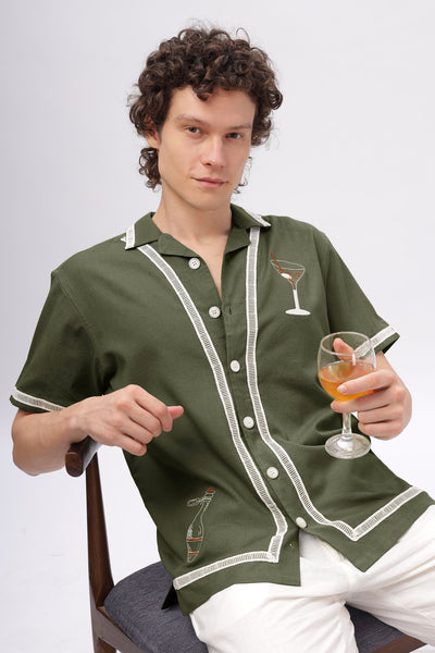 Amalfi Sundowner Embroidery Box Fit Shirt