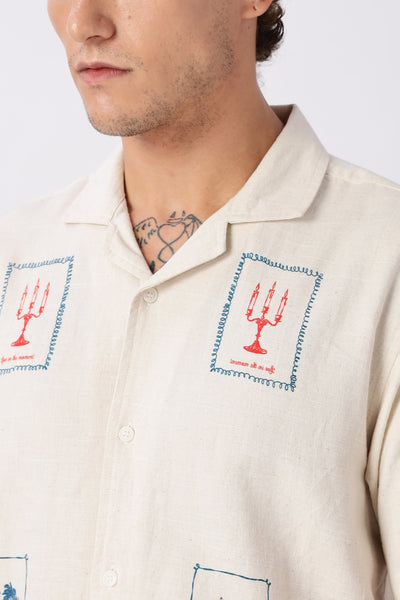 Postcards From Elsewhere Printed Shirt