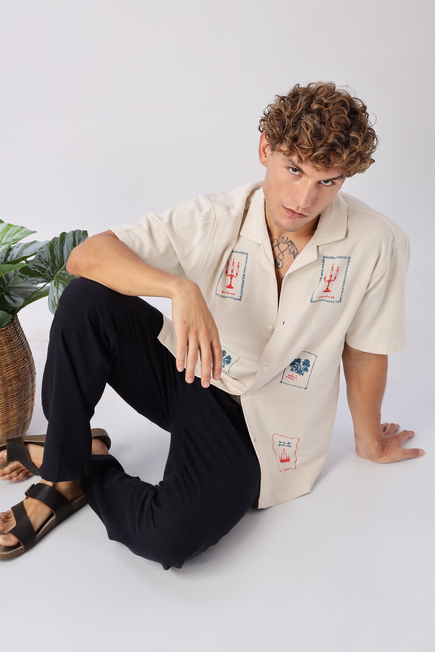 Postcards From Elsewhere Printed Shirt