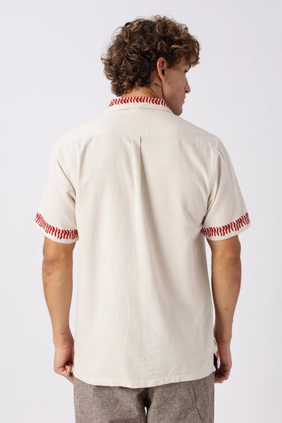 Red Dune Printed Shirt