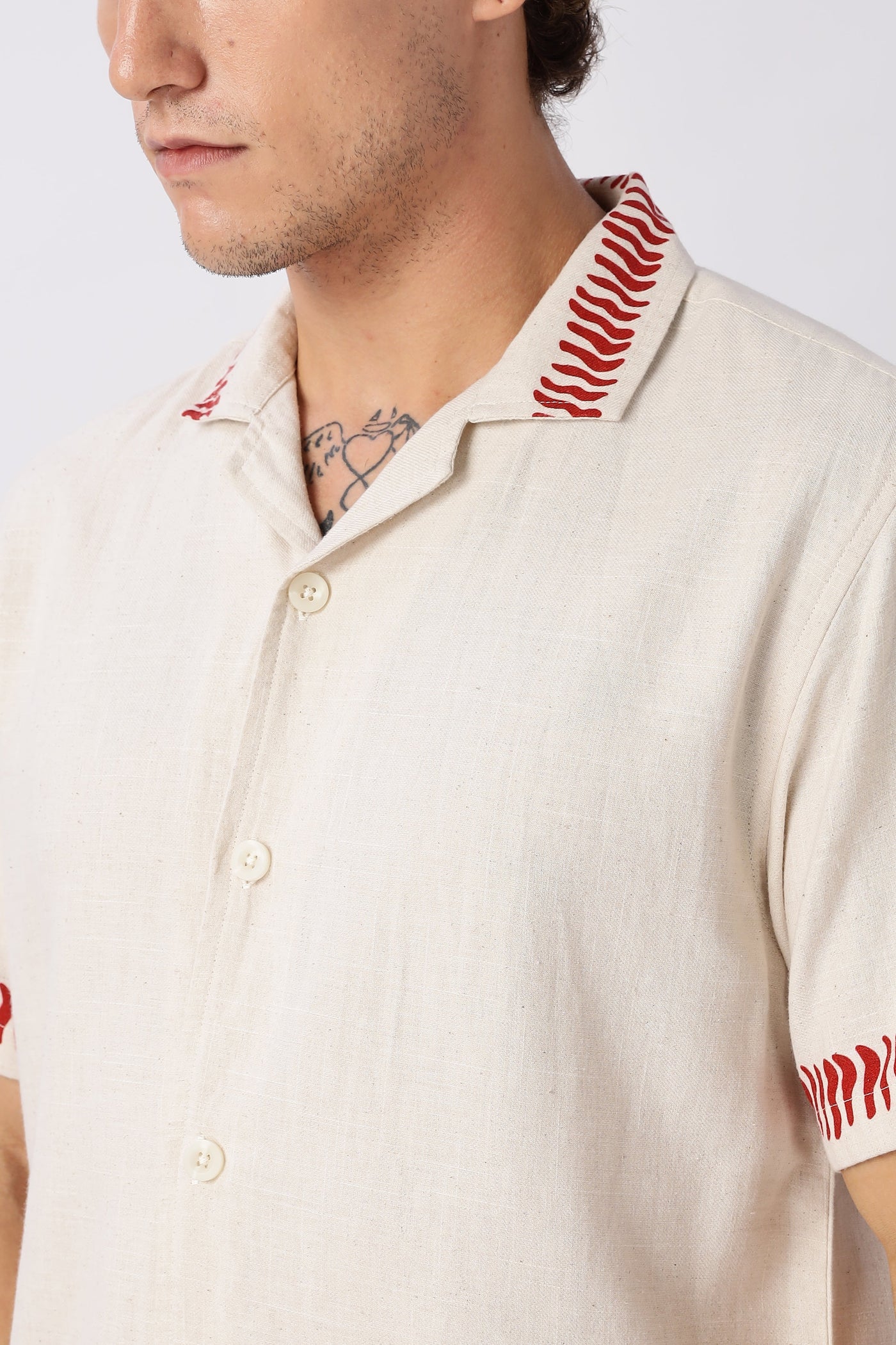 Red Dune Printed Shirt