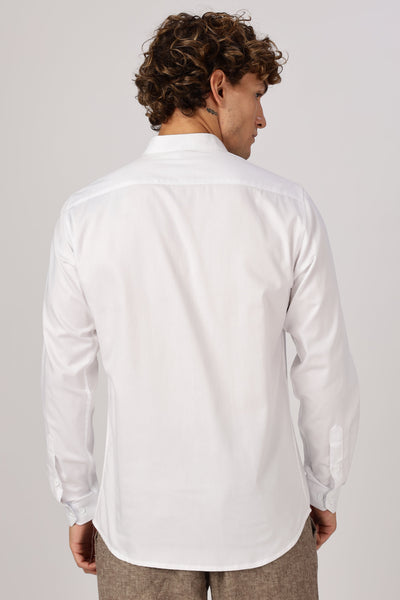 Whispers of the Coastline Embroidery Shirt