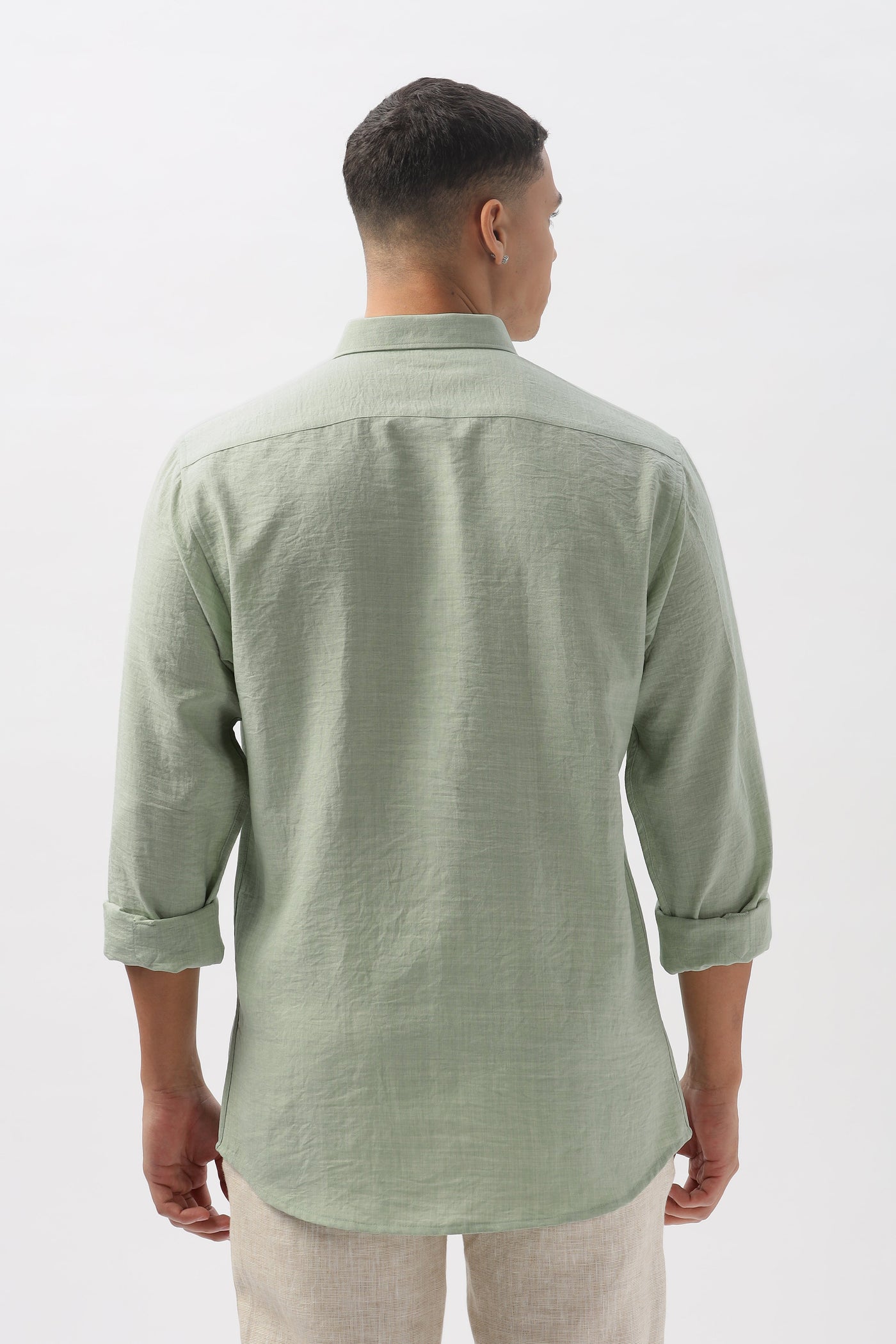 Humming(way) Birds Vienna Green Embroidery Shirt