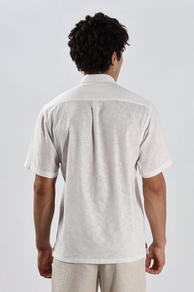 Sketches on Silence Embroidered Shirt