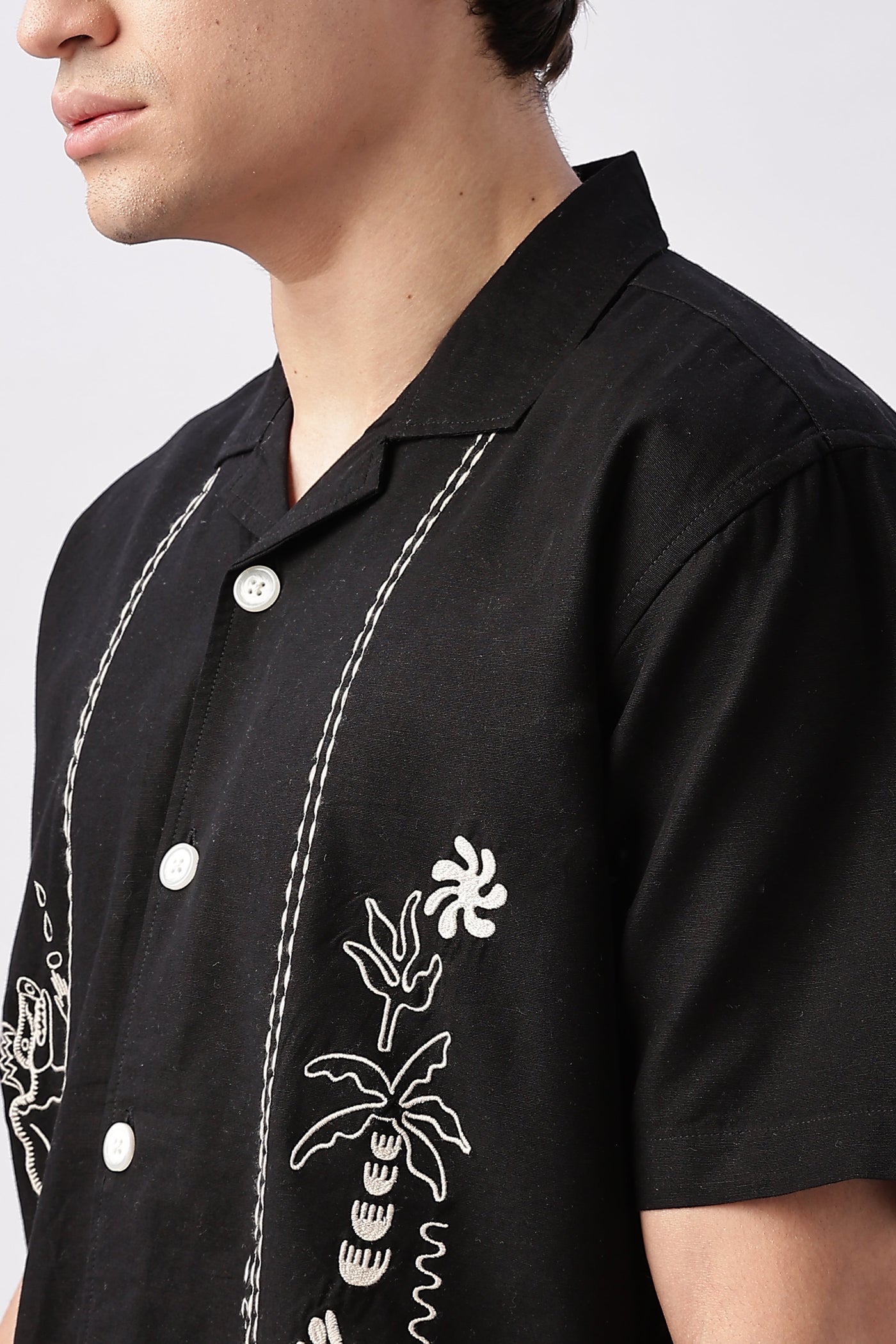 Devil’s Pride Black Embroidery Shirt