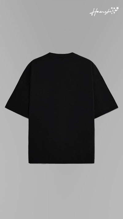 Air Planes Strike Embroidery T-shirt - Black