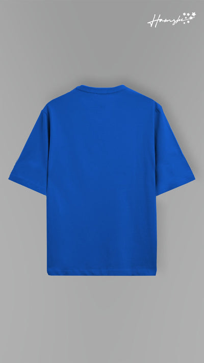 Air Planes Strike Embroidery T-shirt - Blue