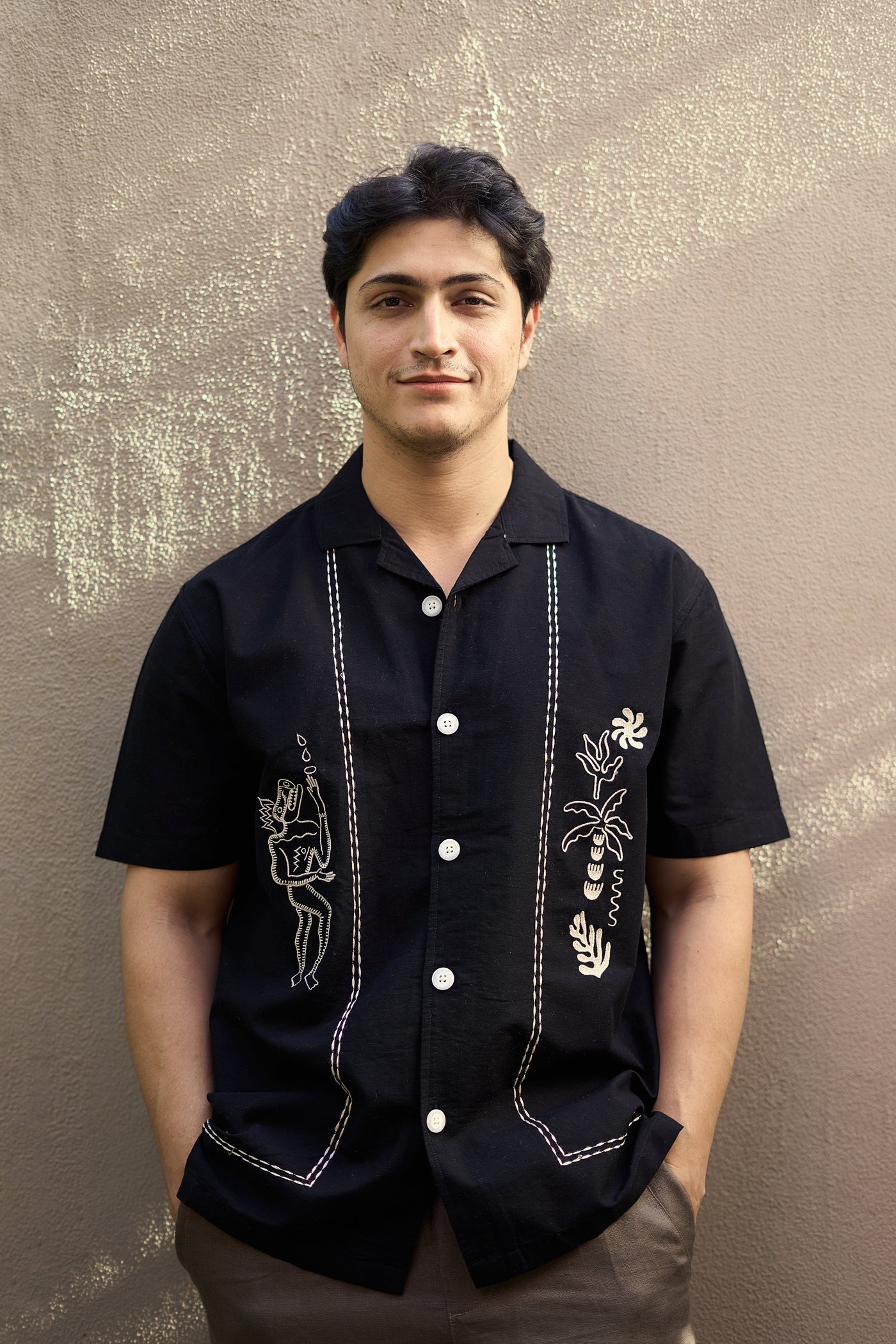 Devil’s Pride Black Embroidery Shirt