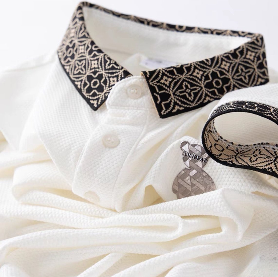 Men's Collar Printed Polo T Shirt Colorful Slim Fit Cool Short Sleeve Top