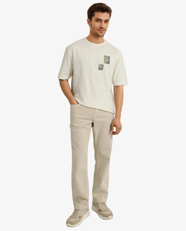 embroideried oversized t shirt