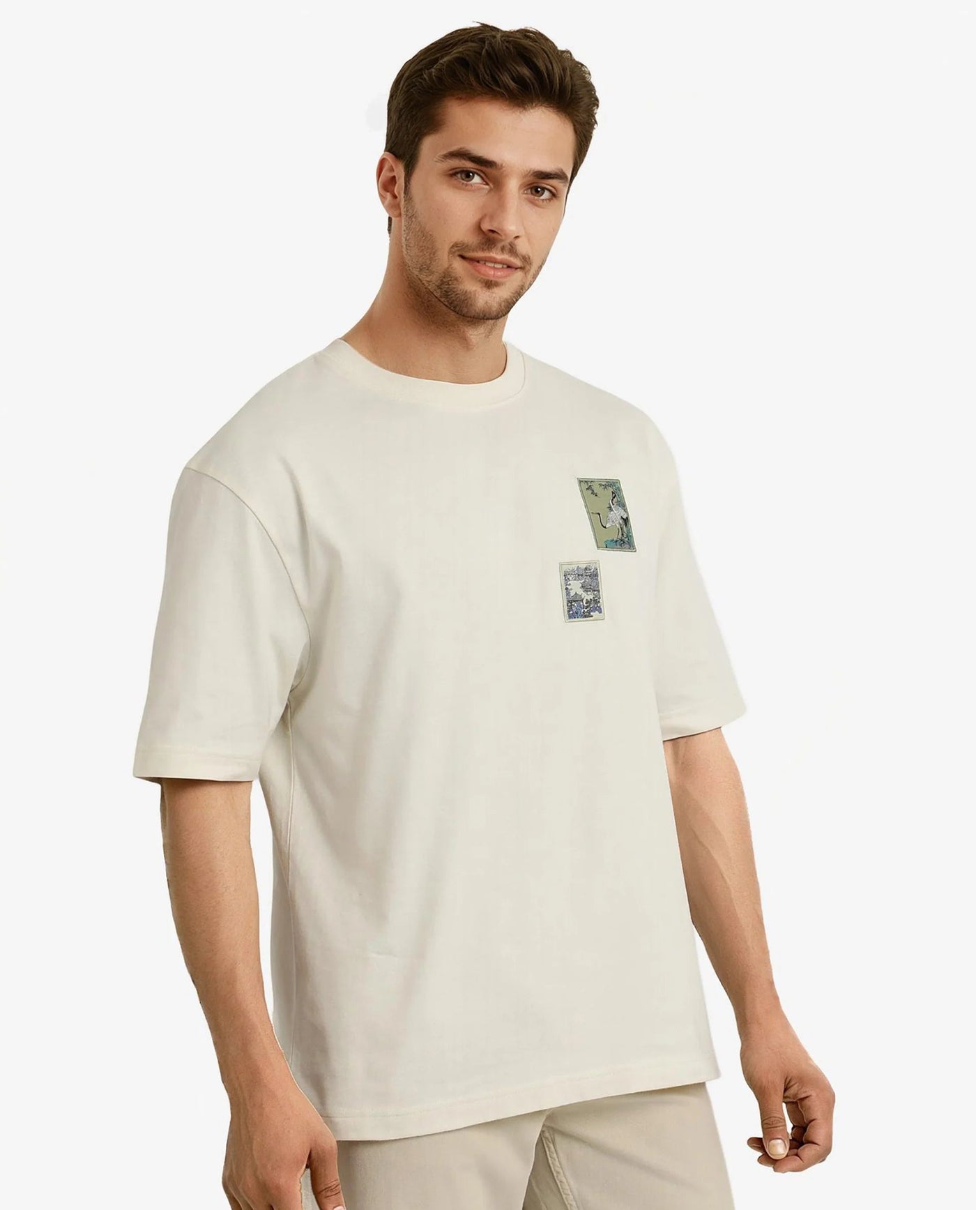 embroideried oversized t shirt